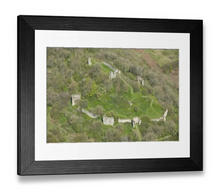 Framed Print : Wigmore Castle 29878_025 Framed Print : Wigmore Castle 29878_025