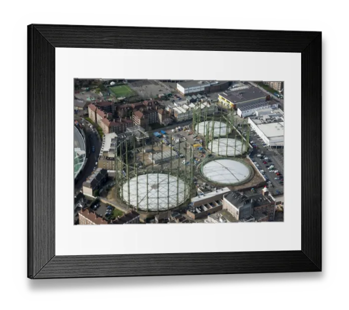 Framed Print : Gas holders 29224_024