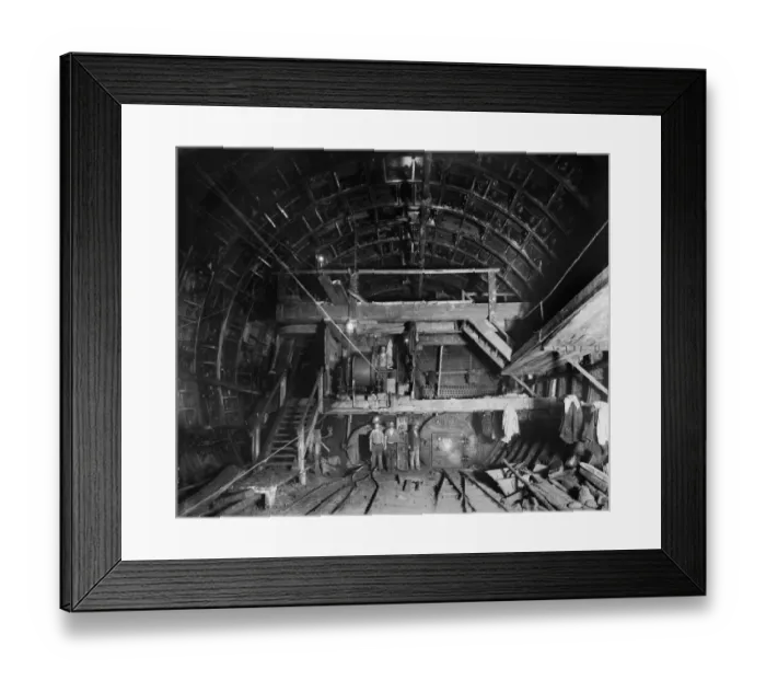Framed Print : Building Rotherhithe Tunnel BB99_06816