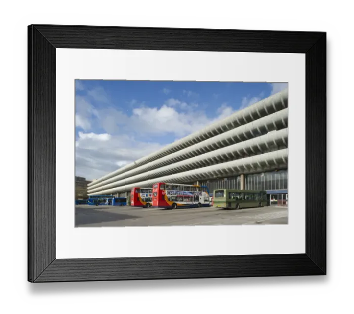 Framed Print : Preston Bus Station DP142034 Framed Print : Preston Bus Station DP142034