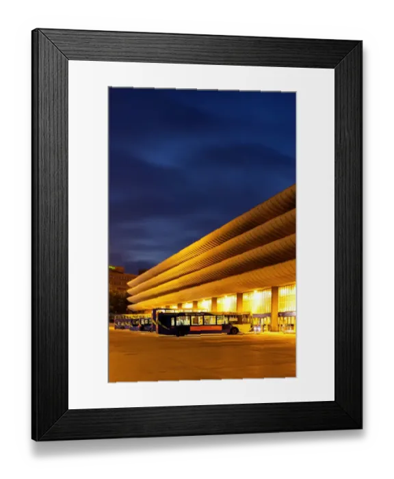 Framed Print : Preston Bus Station DP143110