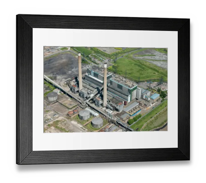 Framed Print : Tilbury Power Station 29649_050 Framed Print : Tilbury Power Station 29649_050