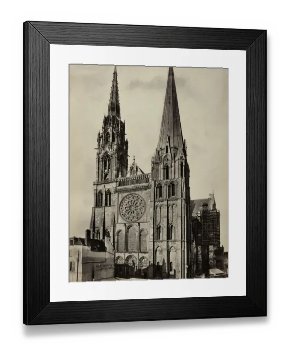 Framed Print : Chartres Cathedral, France AL2383_014_01
