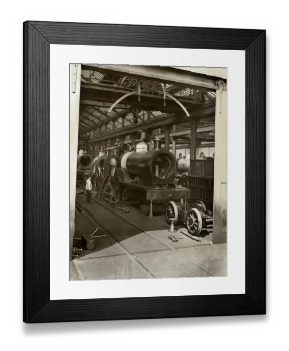 Framed Print : Crewe Locomotive Works OP03590