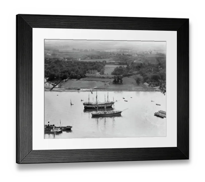 Framed Print : Cutty Sark and HMS Worcester EPW061029