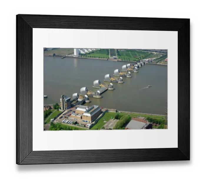 Framed Print : Thames Barrier, London 24994_024 Framed Print : Thames Barrier, London 24994_024