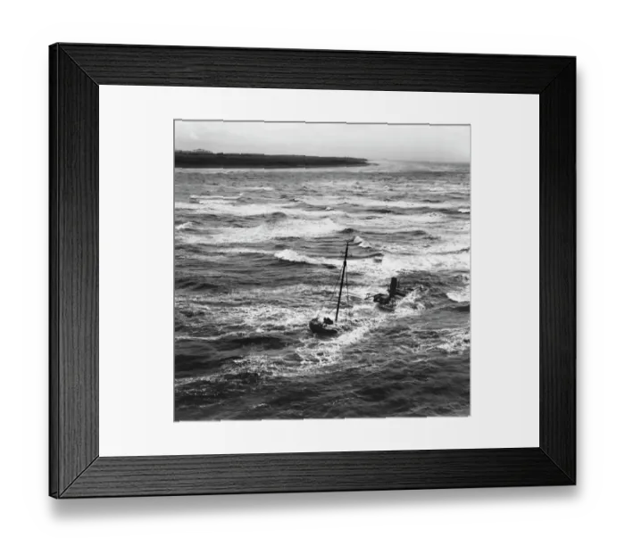 Framed Print : Shipwreck on Duddon Sands EAW019741