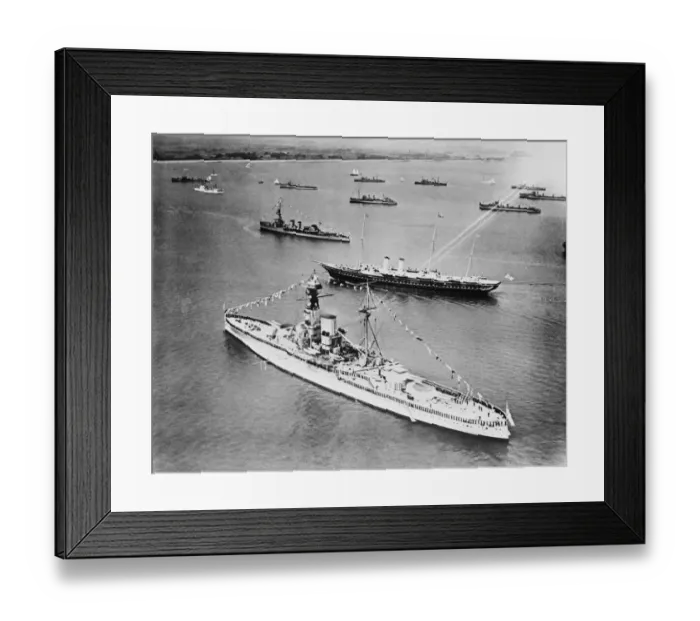 Framed Print : Spithead Review 1924 EPW011367 Framed Print : Spithead Review 1924 EPW011367