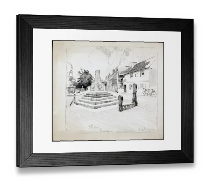 Framed Print : Bottesford Market Cross CGH01_01_0133 Framed Print : Bottesford Market Cross CGH01_01_0133