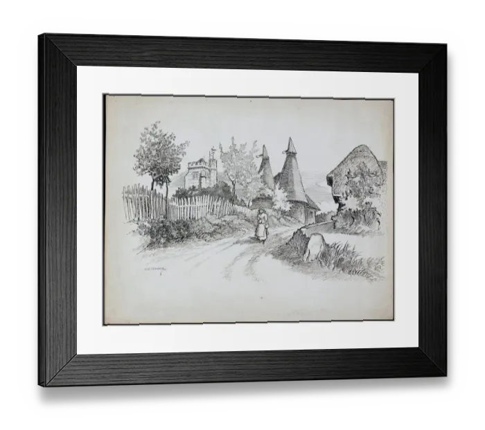 Framed Print : Newington, Kent CGH01_01_0651