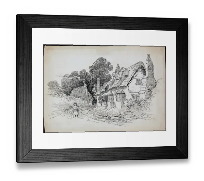 Framed Print : Welford-On-Avon CGH01_01_1071