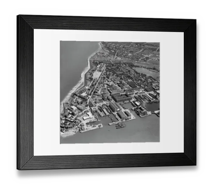 Framed Print : Sheerness Naval Dockyard EAW037832