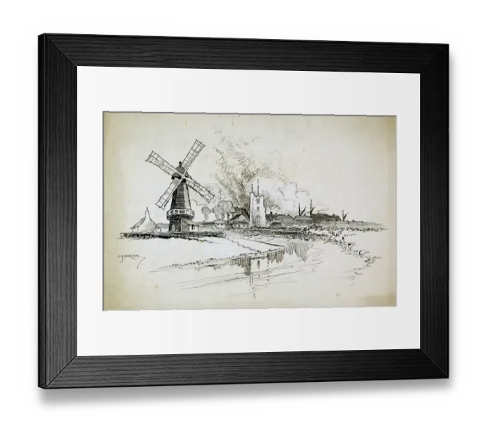 Framed Print : Wellington Windmill CGH01_01_0187