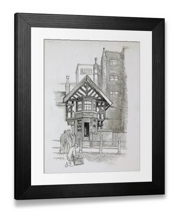 Framed Print : Sudehill Manchester CGH01_01_0366