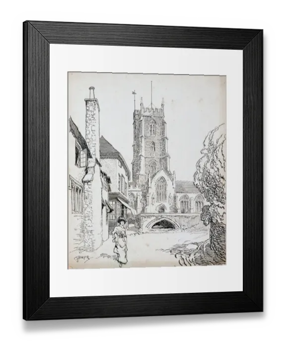 Framed Print : Dunster CGH01_01_0716 Framed Print : Dunster CGH01_01_0716