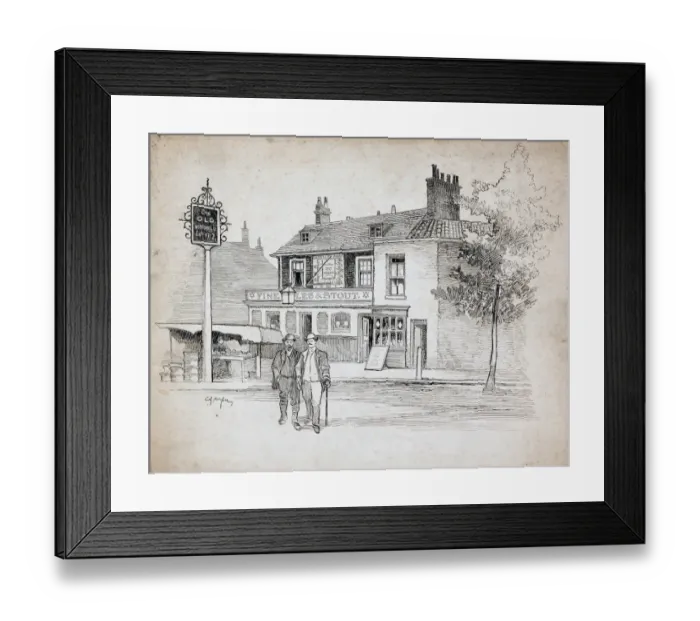 Framed Print : Turnham Green CGH01_01_0804 Framed Print : Turnham Green CGH01_01_0804
