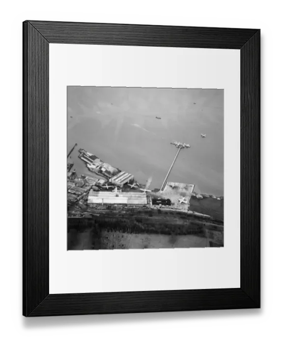 Framed Print : Flying Boat Pier EAW020642 Framed Print : Flying Boat Pier EAW020642