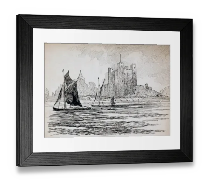 Framed Print : Rochester Castle CGH01_01_0618