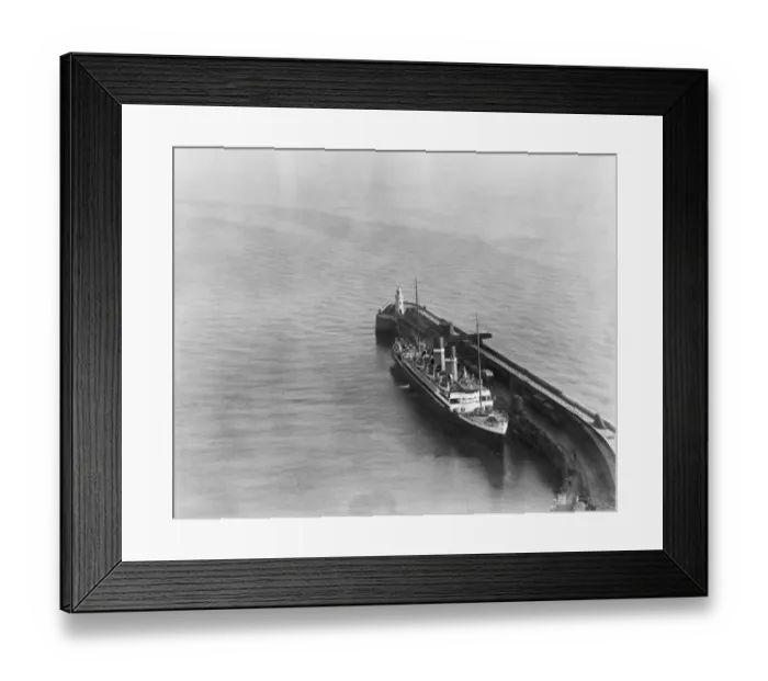 Framed Print : Cross Channel steamer EPW000089