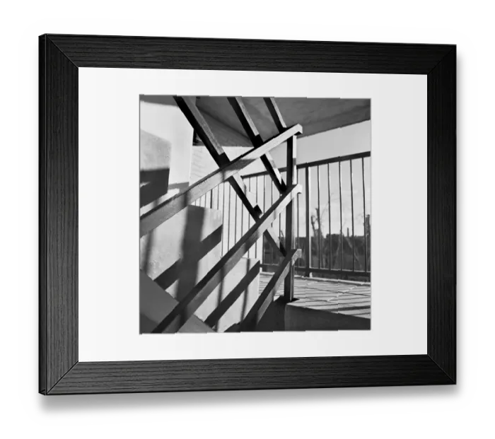 Framed Print : Handrail a070030