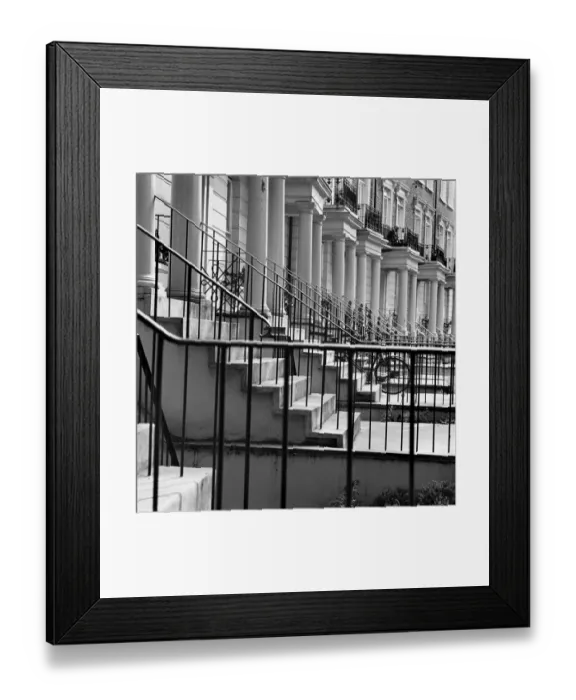 Framed Print : Terraced houses a071495