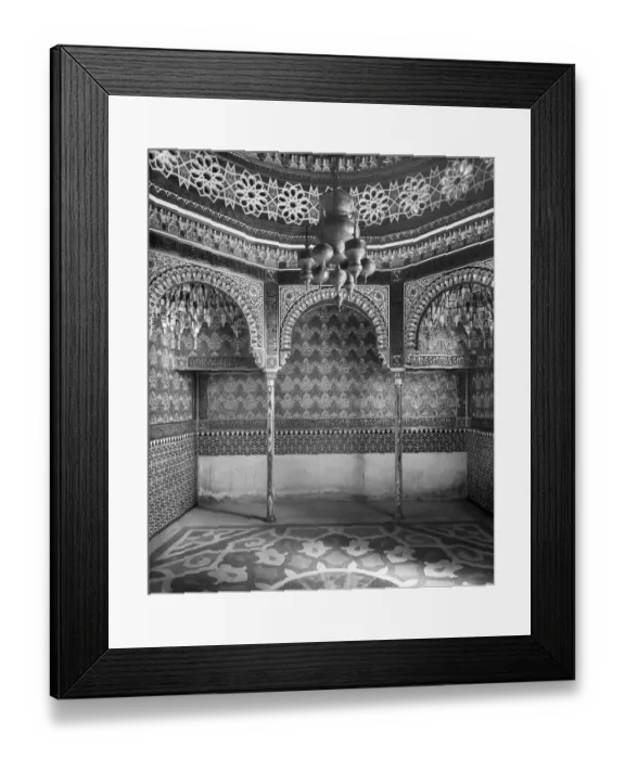 Framed Print : Moorish smoking room BL11220