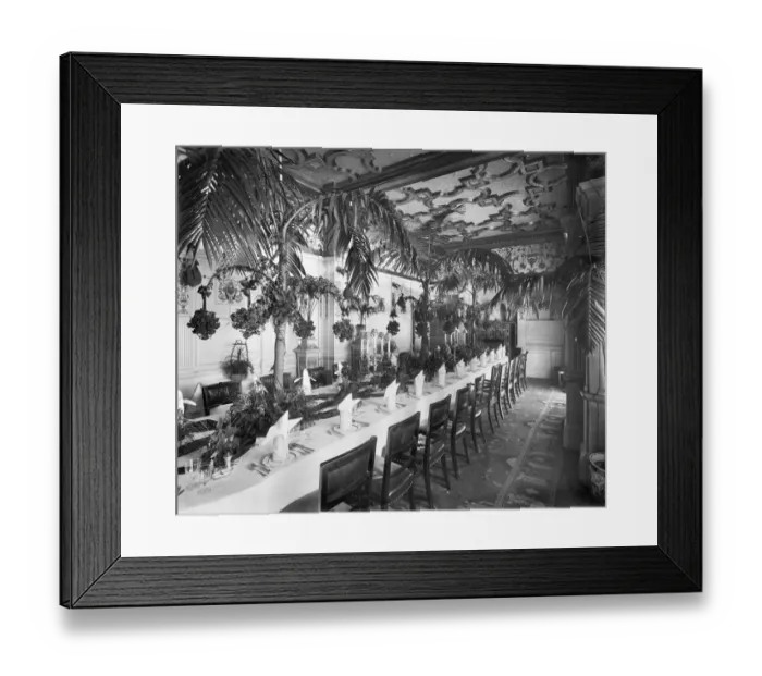 Framed Print : Dining at the Savoy BL13428