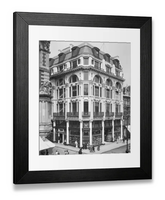 Framed Print : Mappin and Webb jewellers BL20231_001