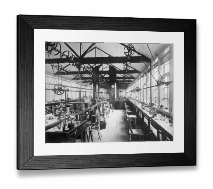 Framed Print : Rotherhams Watch Factory BL09921