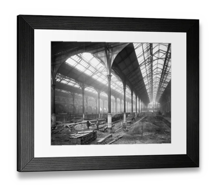 Framed Print : Extending Liverpool Street Station BL12561_B