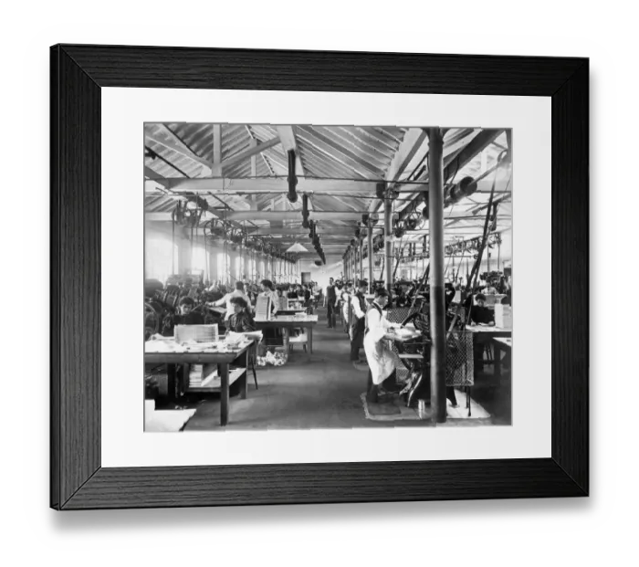 Framed Print : Machine Room, Lamson Paragon Supply Co, Canning Town BL13617_001