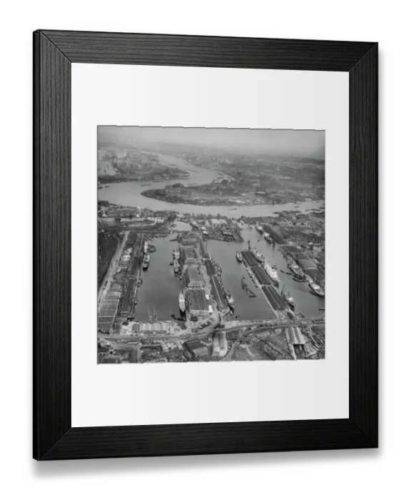 Framed Print : West India Docks EAW130034 Framed Print : West India Docks EAW130034