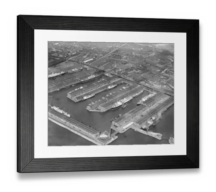 Framed Print : Huskisson Docks EPW023590