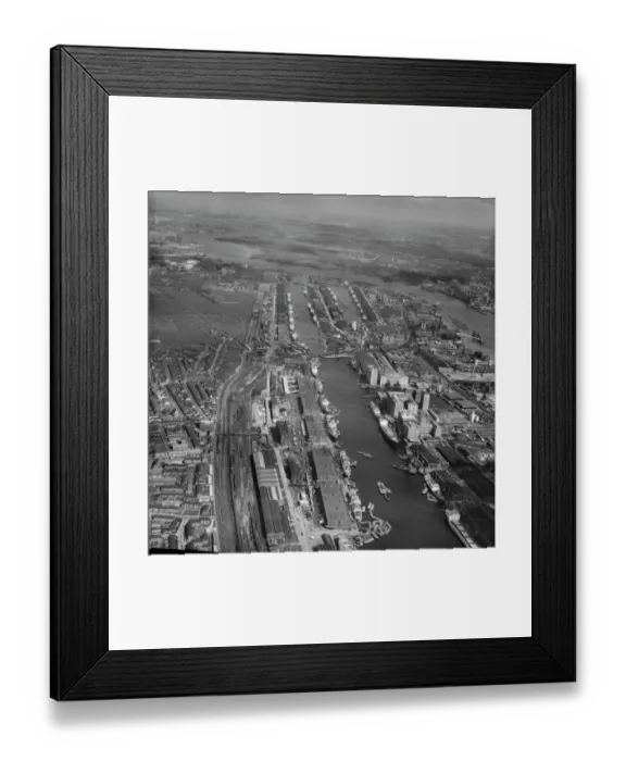 Framed Print : Royal Docks Silvertown EAW182493 Framed Print : Royal Docks Silvertown EAW182493