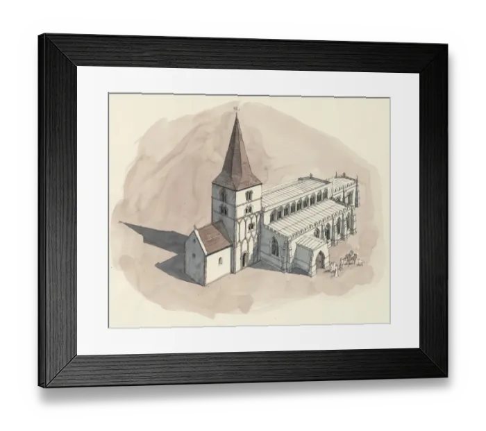 Framed Print : St Peters Church, Barton-upon-Humber N070173