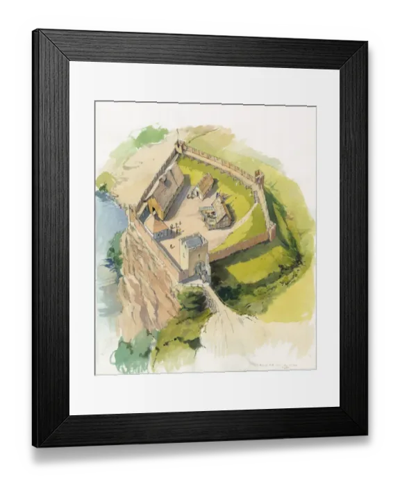 Framed Print : Barnard Castle c. 1100 J880310