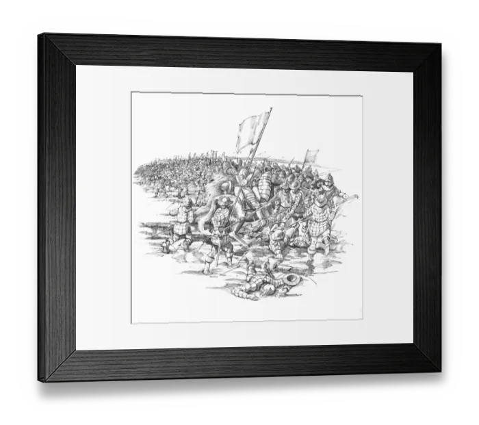 Framed Print : Battle of Blore Heath IC012_002