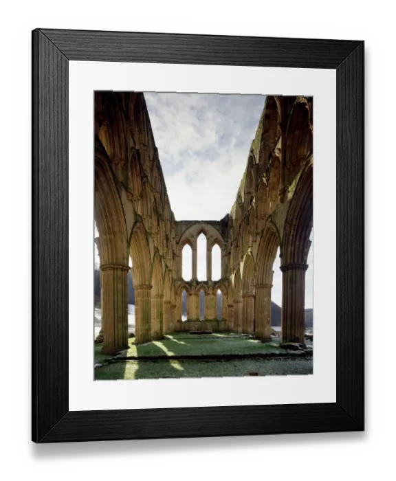 Framed Print : Rievaulx Abbey J980029 Framed Print : Rievaulx Abbey J980029