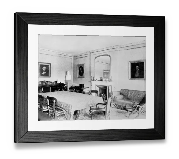 Framed Print : Down House Dining Room c. 1876 N960004