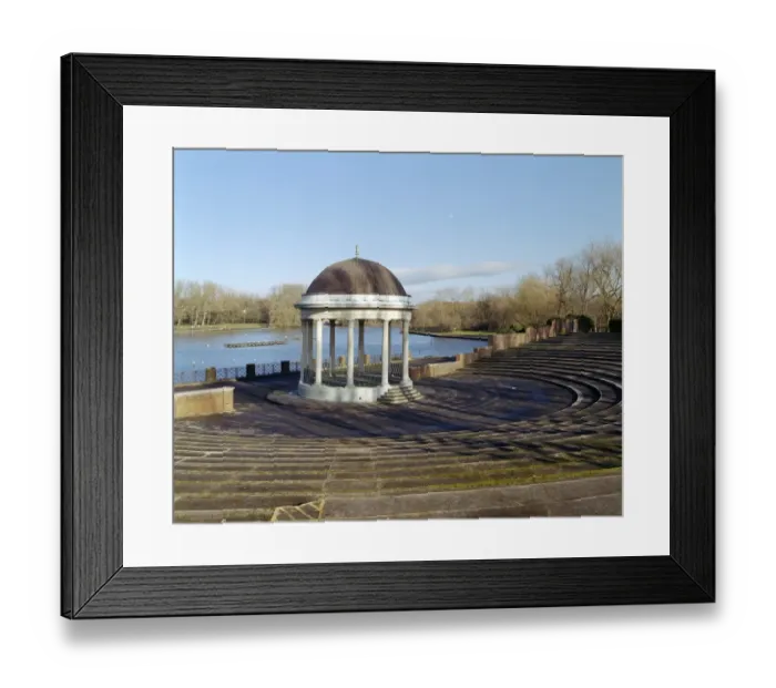 Framed Print : Stanley Park Blackpool a060335