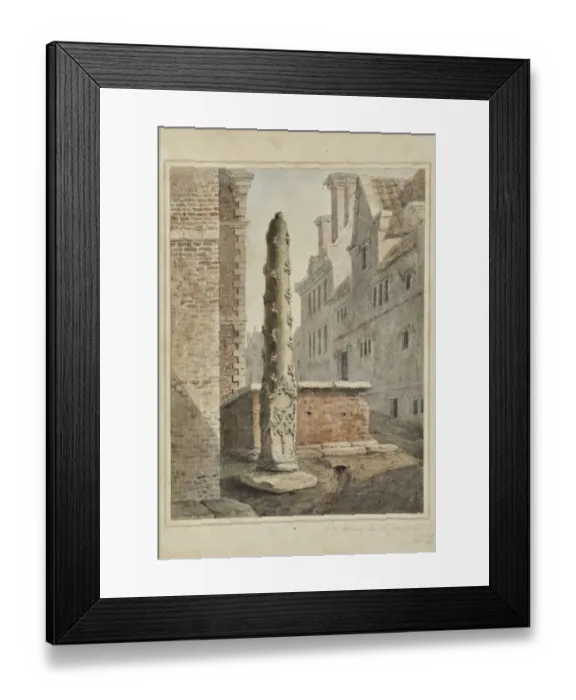 Framed Print : Butter Cross Scarborough CGH01_02_01_016