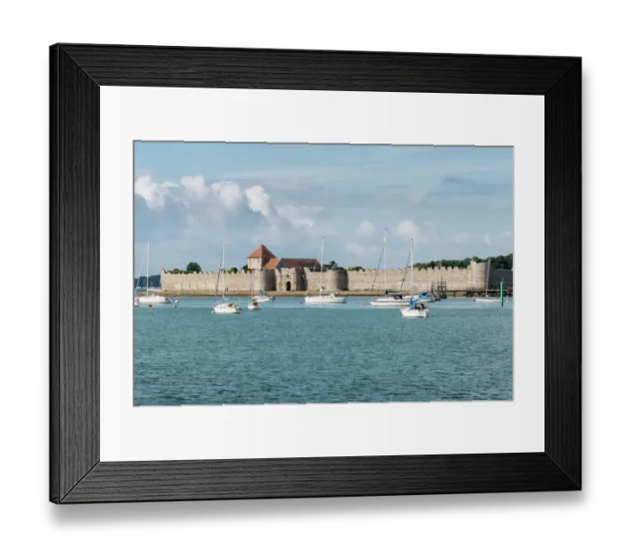 Framed Print : Portchester Castle DP184515 Framed Print : Portchester Castle DP184515
