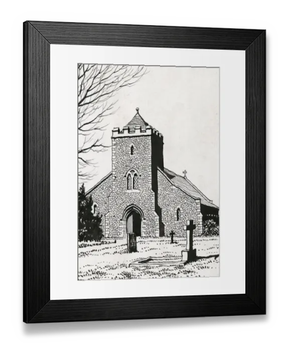 Framed Print : Our Lady of Sorrows, Effingham ME001148
