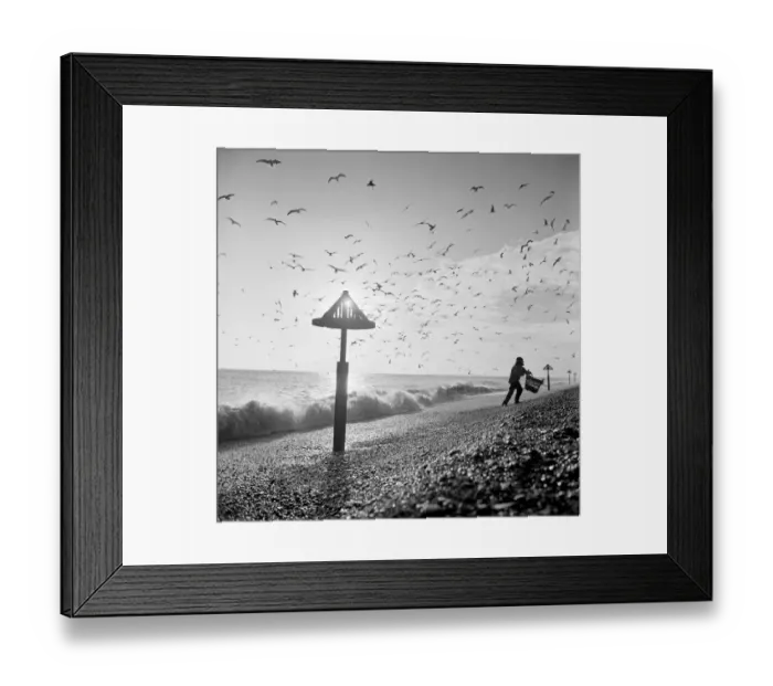 Framed Print : Aldeburgh Beach a082551