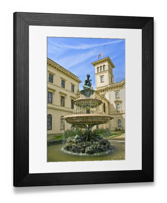 Framed Print : Fountain at Osborne House N080286