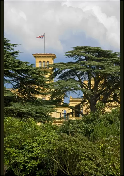 View of Osborne House through the trees N080287