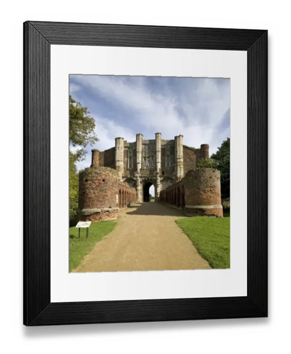 Framed Print : Thornton Abbey Barbican and Gatehouse N080294