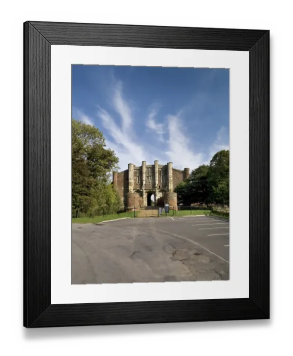 Framed Print : Thornton Abbey Barbican and Gatehouse N080296