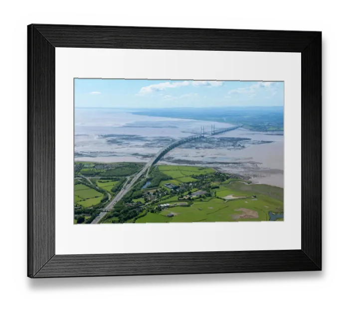Framed Print : New Severn Bridge 29705_035