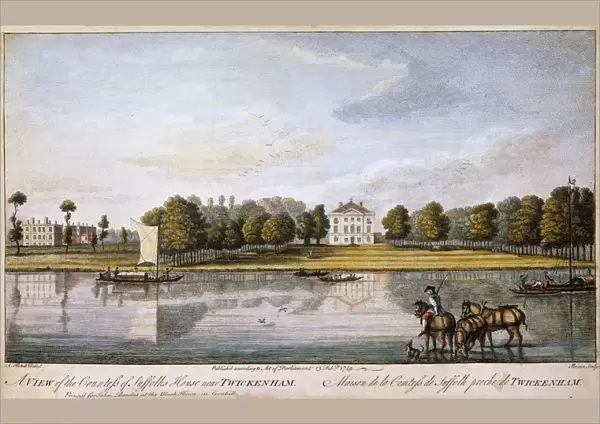 Engraving of Marble Hill House J900203